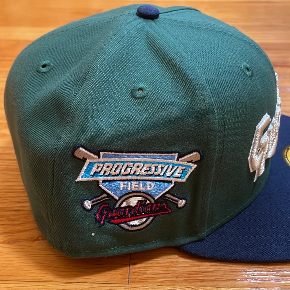 New Era Cleveland Guardians Indians 59FIFTY Cap 7 3/4 MLB Baseball Cap (New) - Picture 4 of 11